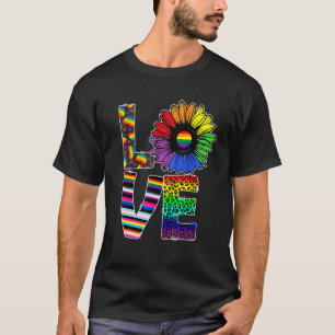 Camiseta Love Pride Lgbt Sinalizador Rainbow Inspirational 
