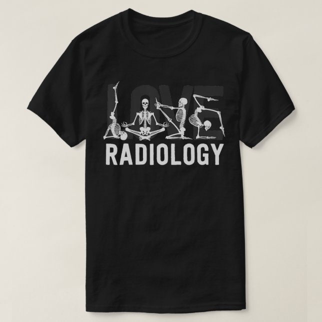 Camiseta Love Radiology Tech Oferece radiologista XRay Tech (Frente do Design)