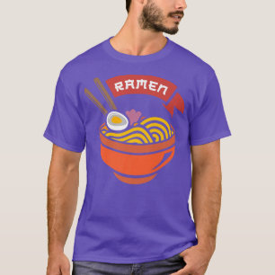 Camiseta Love Ramen Japonês Noodles Kawaii Anime Cat Foodl