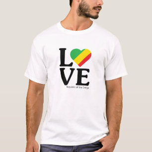 Camiseta Love Republic of Congo