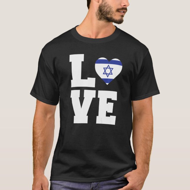 Camiseta Love Retro Israel (Frente)