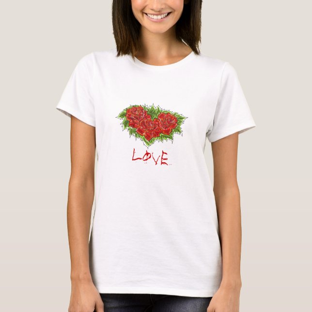 Camiseta Love Rosa Tank (Frente)