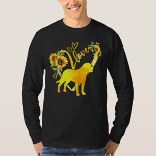Camiseta Love Rottweiler Sunflower For Dog Lover 60