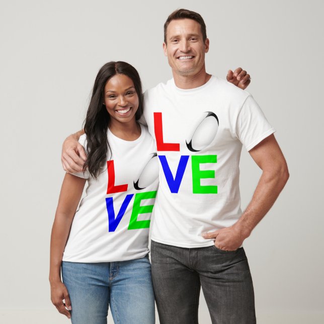 Camiseta Love Rugby - Unisex Rugby (Unissex)