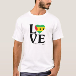 Camiseta Love São Tomé e Príncipe