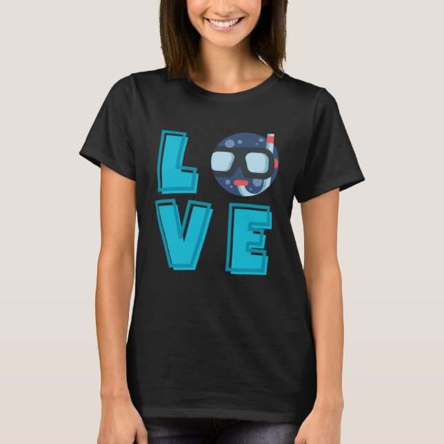 Camiseta Love Scuba Diving (Frente)