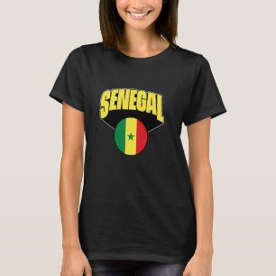 Camiseta Love Senegal with Senegal Flag Senegal Pride