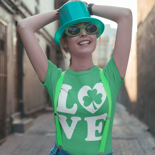 Camiseta Love Shamrocks (Criador carregado)