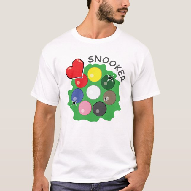 Camiseta Love Snooker (Frente)