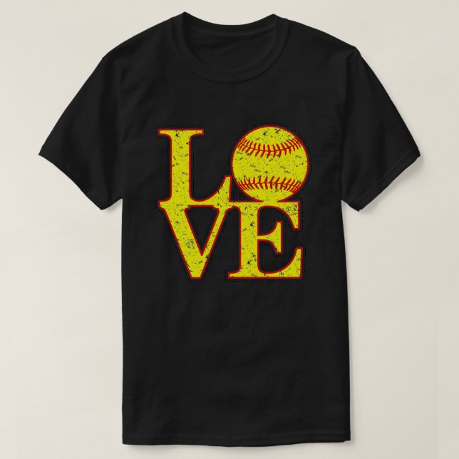 Camiseta Love Sofball - Arte Digital em Descanso (Frente do Design)