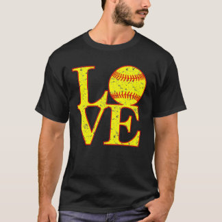 Camiseta Love Sofball - Arte Digital em Descanso
