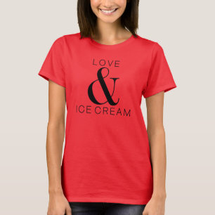 Camiseta *Love & sorvete