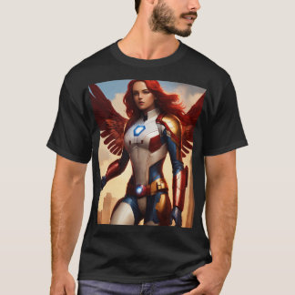 Camiseta "Love Squeezed: Tattoo Style Red Apple T-Shirt Des