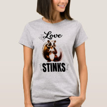 Love Stinks Funny Skunk Valentine Anti-Love