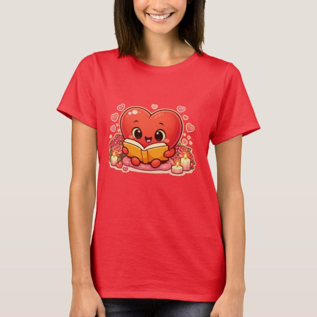 Camiseta Love Stories Begin Within the Heart (Frente)