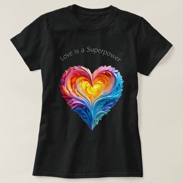 Camiseta Love Super 03 (Frente do Design)