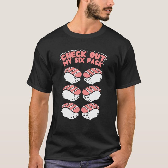 Camiseta Love Sushi Vê O Meu Jogo De Comida Japonês Com Sei (Frente)