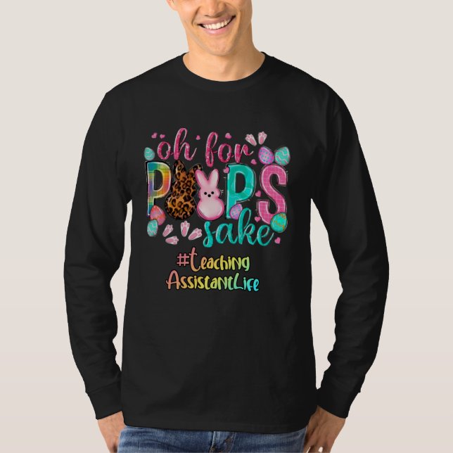 Camiseta Love Teaching Assistant Oh for Bunnies Easter Hunt (Frente)