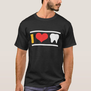 Camiseta Love Teeth Dental Hygienist Dentist