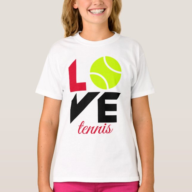 Camiseta Love tênis (Frente)