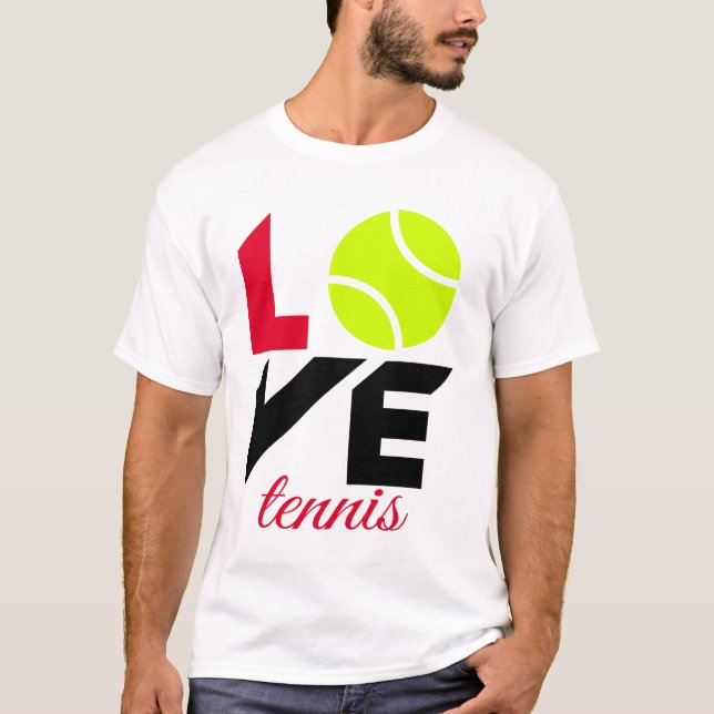 Camiseta Love tênis (Frente)