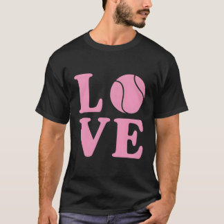 Camiseta Love Tênis Funny Retro Style Tênis Player Gift F