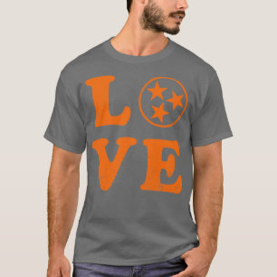 Camiseta Love Tennessee State Flag Home Family