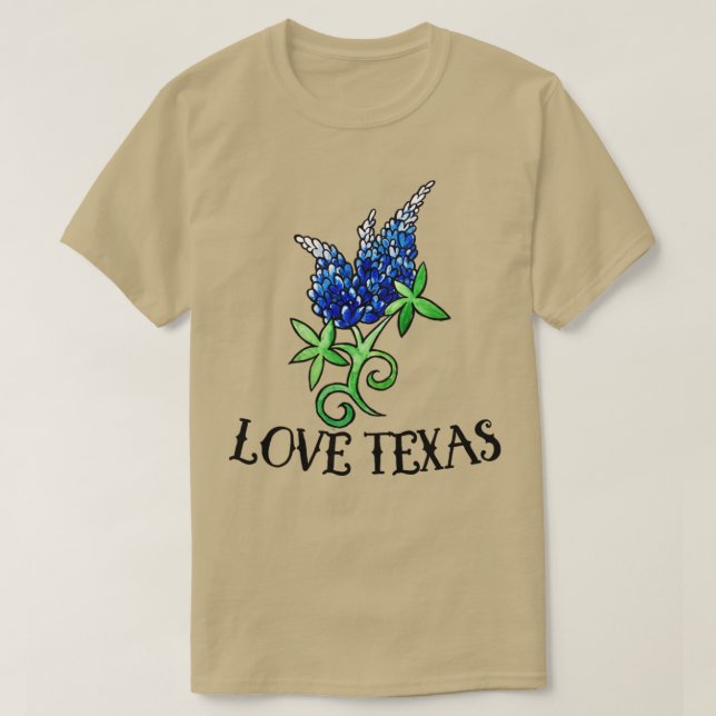 Camiseta Love Texas (Frente do Design)