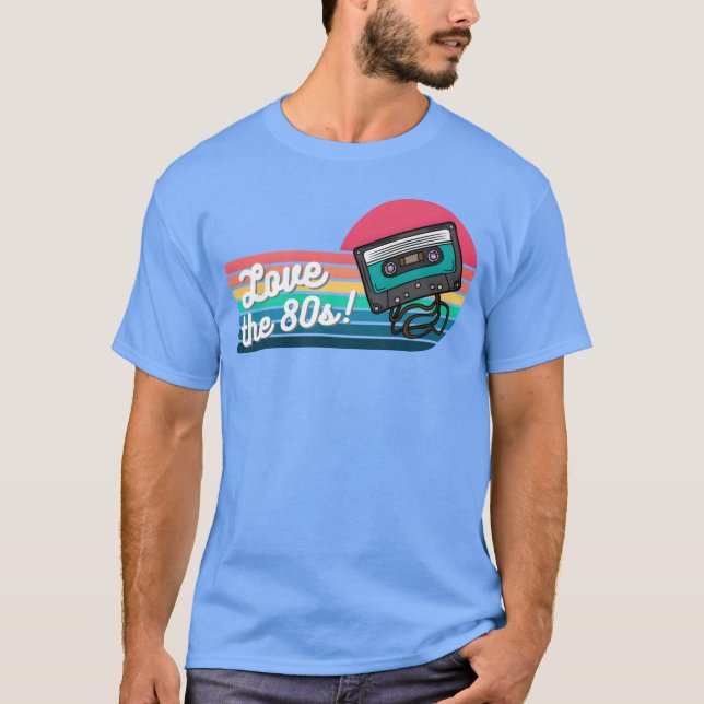 Camiseta Love the 80s family (Frente)