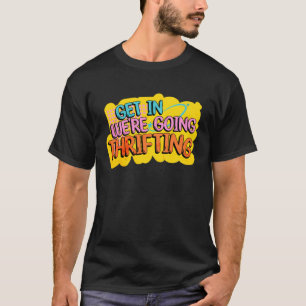 Camiseta Love Thrift Store Comprando Vintage Retro Roupas A