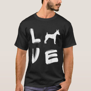 Camiseta Love Toy Fox Terrier