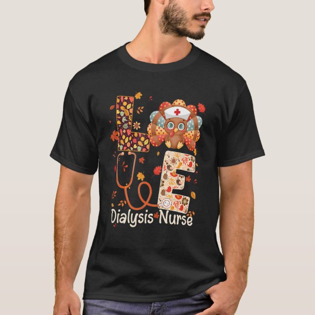 Camiseta Love Turkey Enfermeira Enfermeira Enfermeira Diáli (Frente)