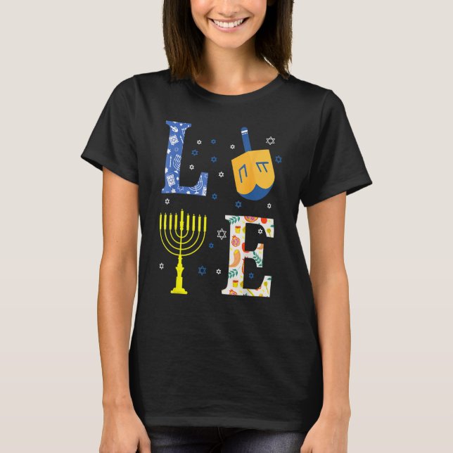 Camiseta Love u2013 Holiday Season Judaism Jewish Faith Fan (Frente)