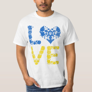 Camiseta Love Ucrânia Heart Ucranians