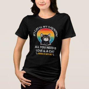 Camiseta Love & Um Gato, Gato Engraçado