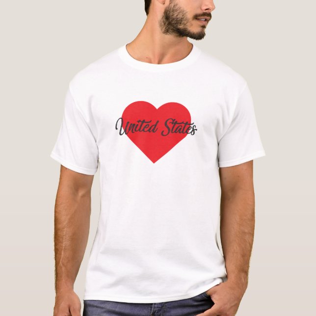 Camiseta Love United States (Frente)