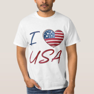 Camiseta Love USA Heart-Shirt