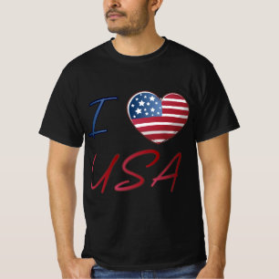 Camiseta Love USA Heart-Shirt