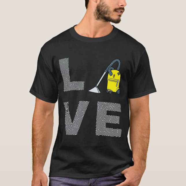 Camiseta Love Vacuum Cleaner (Frente)