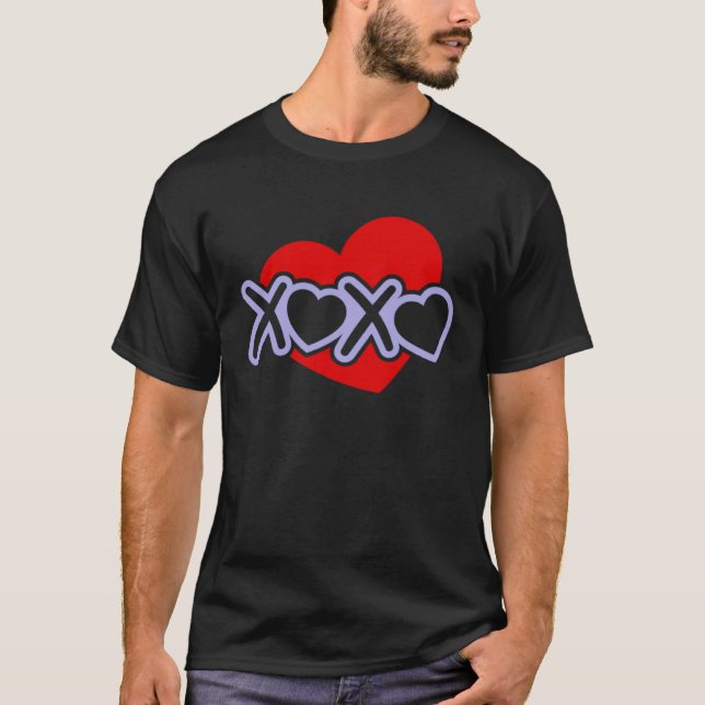 Camiseta Love Valentine s Day Couple Relationship Heart  In (Frente)