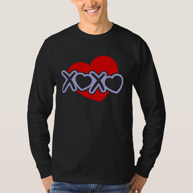 Camiseta Love Valentine s Day Couple Relationship Heart  In (Frente)