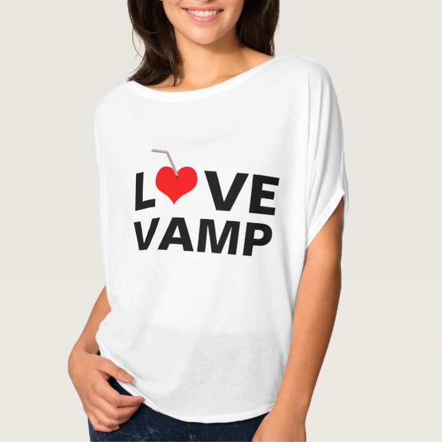 Camiseta Love Vamp personalizável (Frente)