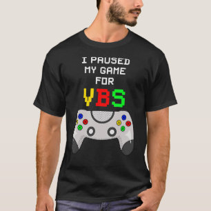 Camiseta Love Vbs 2024 Video Game Vacation Bíblia School Ga