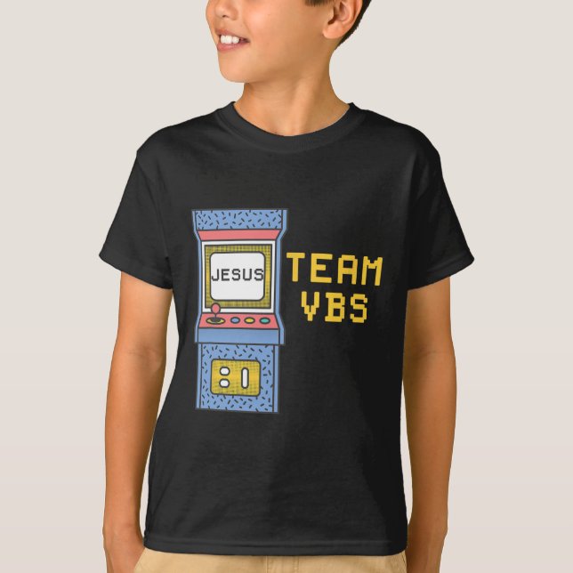 Camiseta Love Vbs 2024 Video Game Vacation Bíblia School Re (Frente)