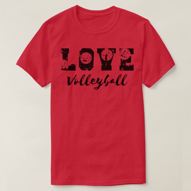 Camiseta Love Voleibol 3 (Frente do Design)
