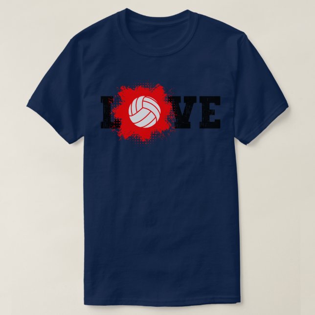 Camiseta Love Voleibol 30 (Frente do Design)
