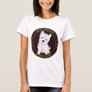 Camiseta Love West Highland Terrier Best Westie Mom 
