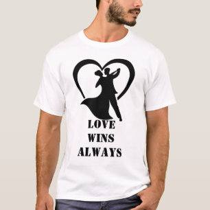 Camiseta Love Wins Always   Freefit Motivational C
