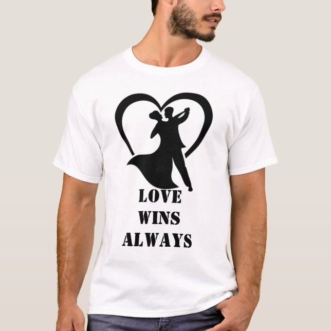 Camiseta Love Wins Always | Freefit Motivational C (Frente)