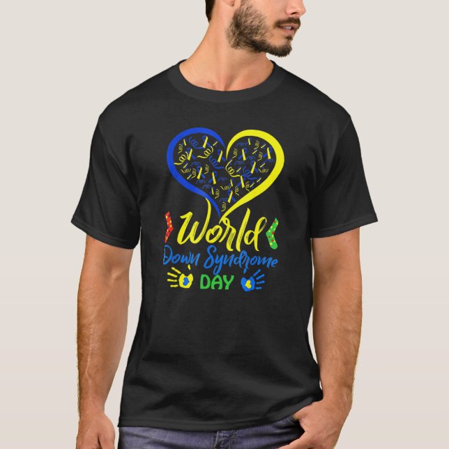 Camiseta Love World Down Syndrome Awarting Day Love 5 (Frente)
